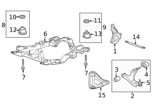 Front Suspension for 2012 Chevrolet Equinox #0