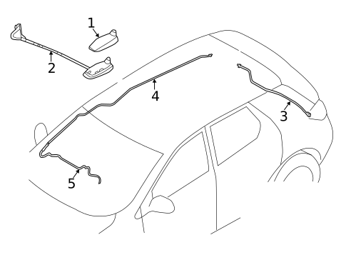 Antenna & Radio for 2016 Nissan Murano #0