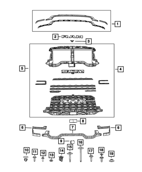Grilles for 2025 Ram 3500 #1