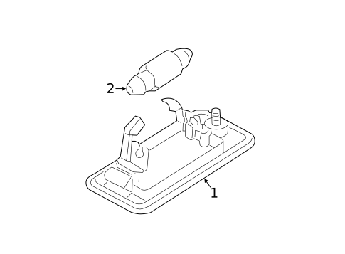 Bulbs - Chassis for 2013 Audi A8 Quattro #1