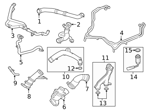Hoses & Pipes for 2020 Jaguar F-Type #0