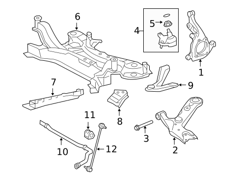 Suspension Components for 2007 Toyota RAV4 #1