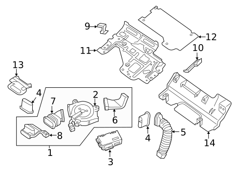 Passenger Seat Components for 2016 INFINITI QX60 #2