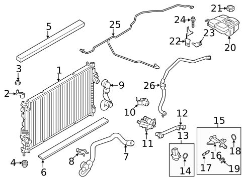 Radiators, Coolers & Related Components for 2016 Ford Escape #0