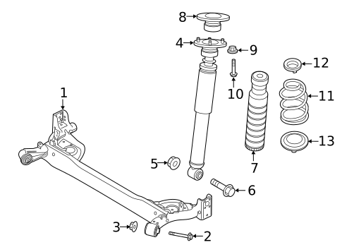 Rear Suspension for 2025 Nissan Kicks Play #0