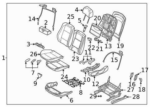 Lumbar Control Seats for 2000 BMW 323Ci #0