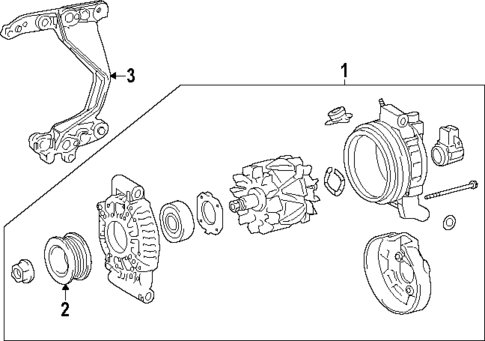 Alternator for 2025 Lexus LX700h #0