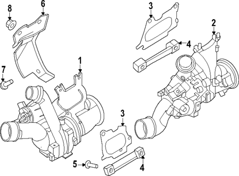 Turbo Charger for 2025 Genesis G90 #1