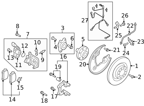 Rear Brakes for 2014 Audi S5 #3