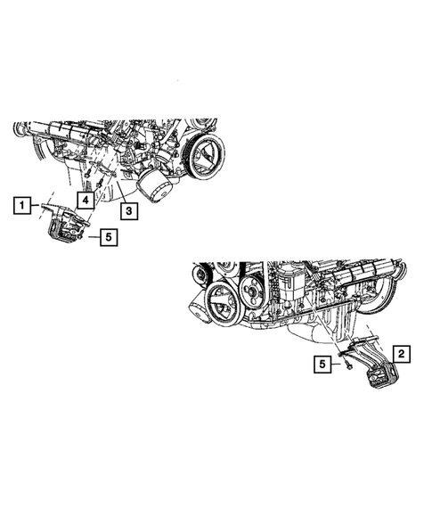 Engine Mounting for 2007 Dodge Ram 2500 #3