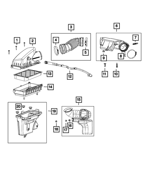 Air Cleaner for 2015 Chrysler 200 #0
