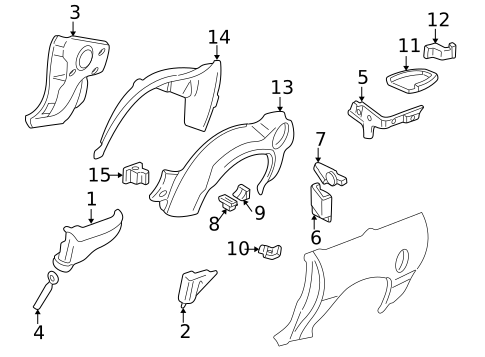 Inner Structure for 2001 Chevrolet Camaro #0