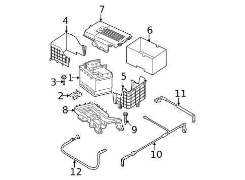 Battery for 2009 Volkswagen Jetta #0