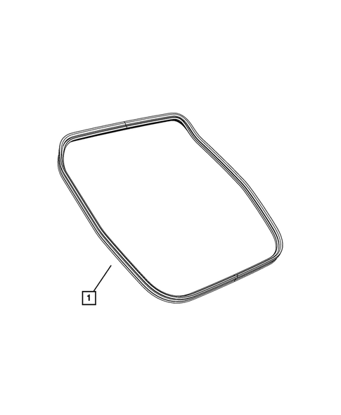 Weatherstrips and Seals for 2019 Fiat 500L #2