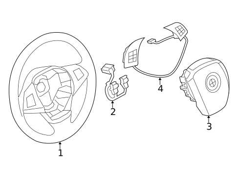 Steering Wheel & Trim for 2015 BMW X5 #2