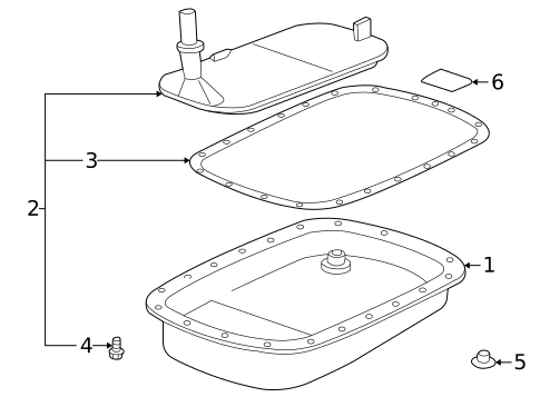 Transmission Components for 2001 BMW 325xi #0