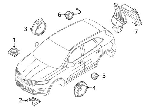 Sound System for 2015 Lincoln MKC #0