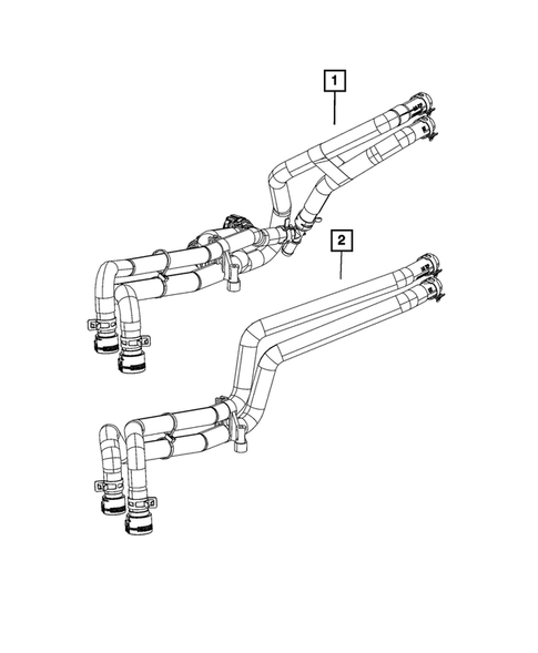 Air Conditioner and Heater Plumbing for 2023 Ram 1500 #4