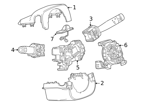 Switches for 2024 Cadillac CT4 #1
