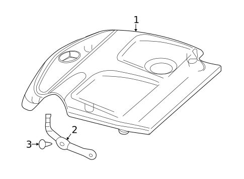 Engine Appearance Cover for 2018 INFINITI QX30 #0