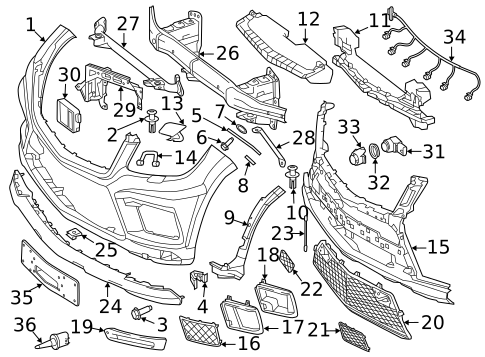 Parking Aid for 2016 Mercedes-Benz GL 63 AMG® #1