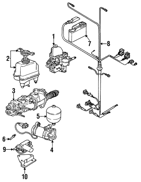 ABS Components for 1994 Volkswagen Corrado #0