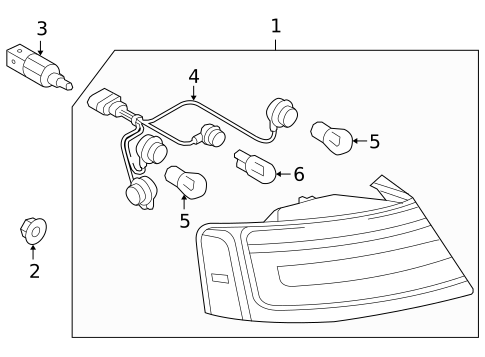 Tail Lamps for 2011 Audi A5 Quattro #1