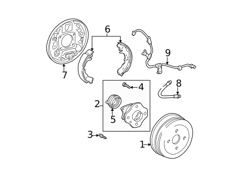 Rear Brakes for 2004 Scion xB #0