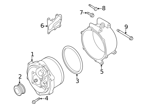 Alternator for 2004 BMW 745i #0