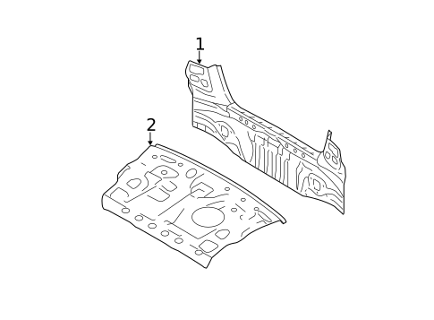 Rear Body for 2014 Subaru Impreza #0
