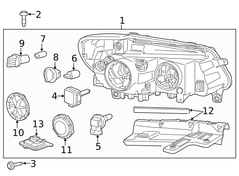 Headlamp Components for 2016 Chevrolet SS #0