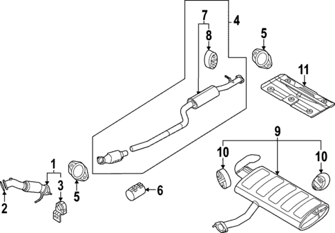 Exhaust Components for 2025 Kia Sportage #0
