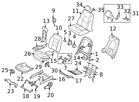 Power Seats for 2011 Volvo XC70 #0