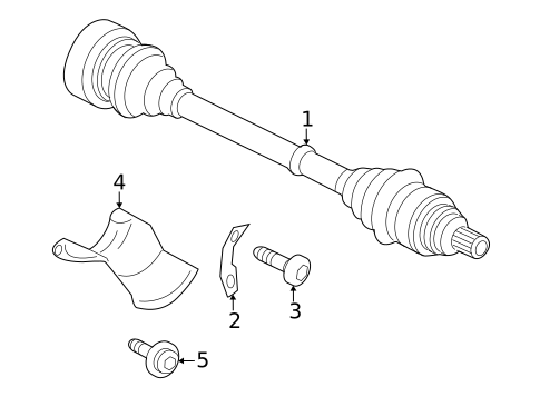 Drive Axles for 2023 Audi SQ5 Sportback #2