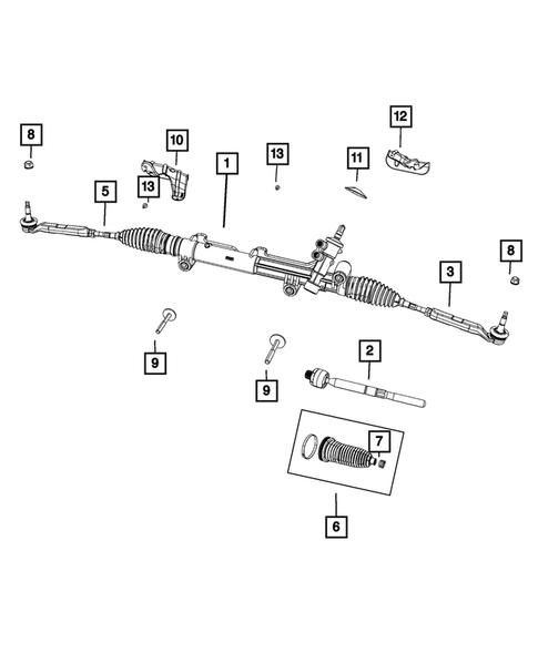 Steering Gear for 2016 Dodge Charger #1