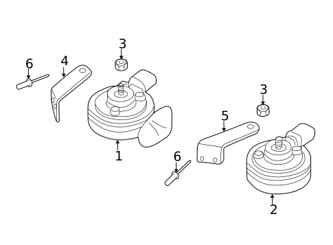 Horn for 2013 Audi allroad #0