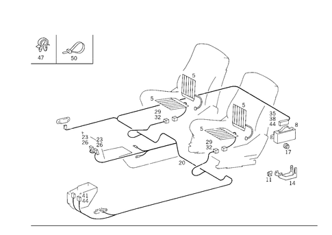 Seat Heating for 1993 Mercedes-Benz 500SEL #0