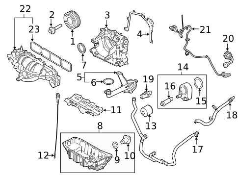 Hoses & Pipes for 2015 Ford Transit Connect #1