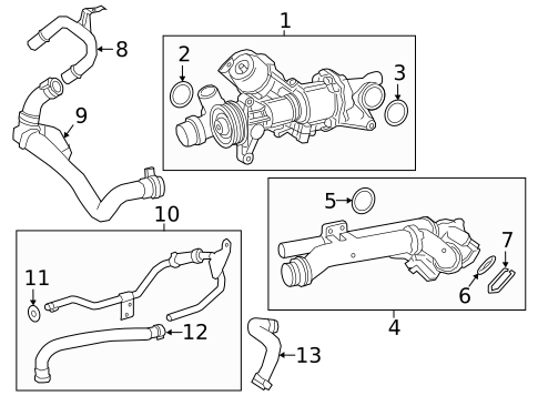 Water Pump for 2018 INFINITI Q60 #0