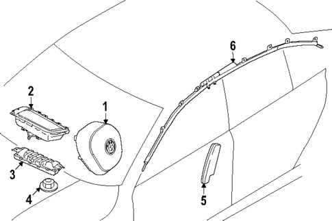 Air Bag Components for 2024 BMW i5 #0
