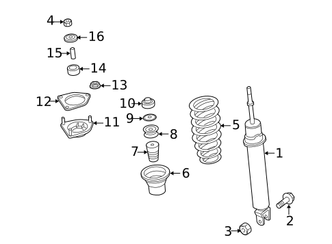 Struts & Components for 2007 Mazda RX-8 #1