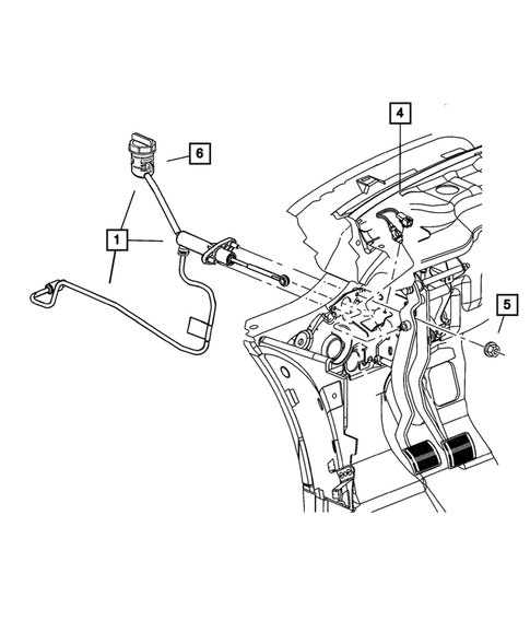 Clutch Controls for 2004 Chrysler Sebring #0