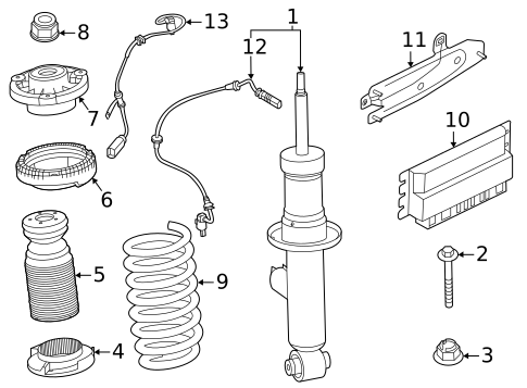 Struts & Components for 2023 BMW 330i #5