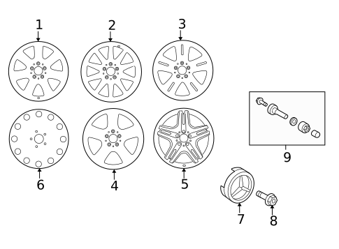 Wheels for 2007 Mercedes-Benz R320 #0