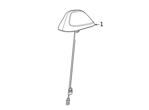 Antenna & Radio for 2019 Dodge Durango #0