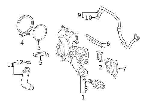 Turbocharger & Components for 2021 BMW X7 #0