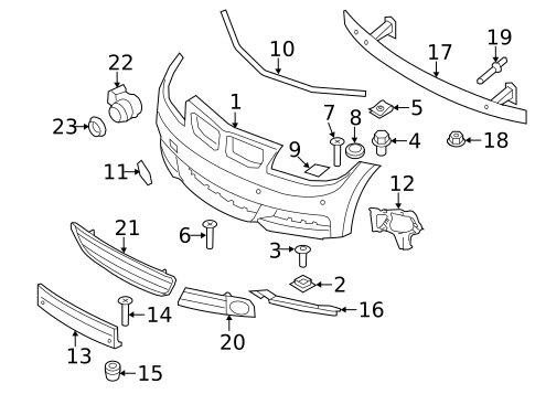 Bumper & Components - Front for 2013 BMW 135i #0