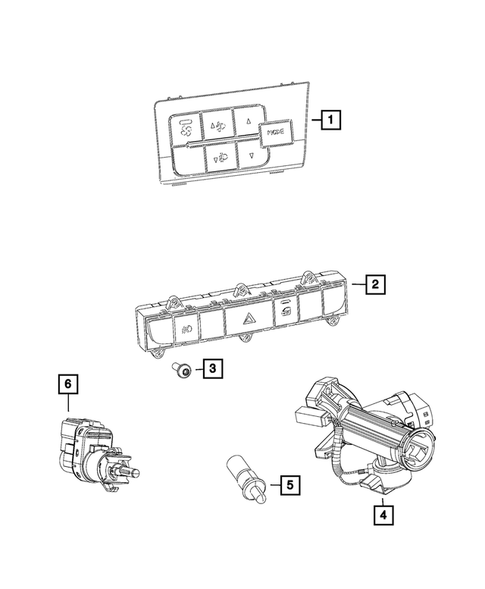 Switches for 2016 Ram ProMaster 2500 #1