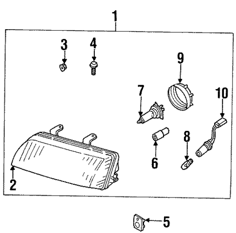 Bulbs - Chassis for 2001 INFINITI G20 #0