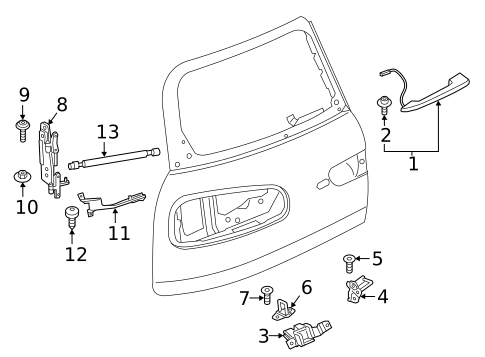 Lock & Hardware for 2020 Mini Cooper Clubman #2